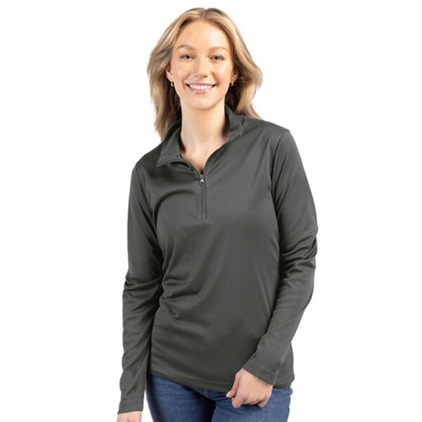 Clique Clique Spin Eco Performance Half Zip Womens Pullover LQK00085 Clique Spin Eco Performance Half Zip Womens Pullover Thumbnail